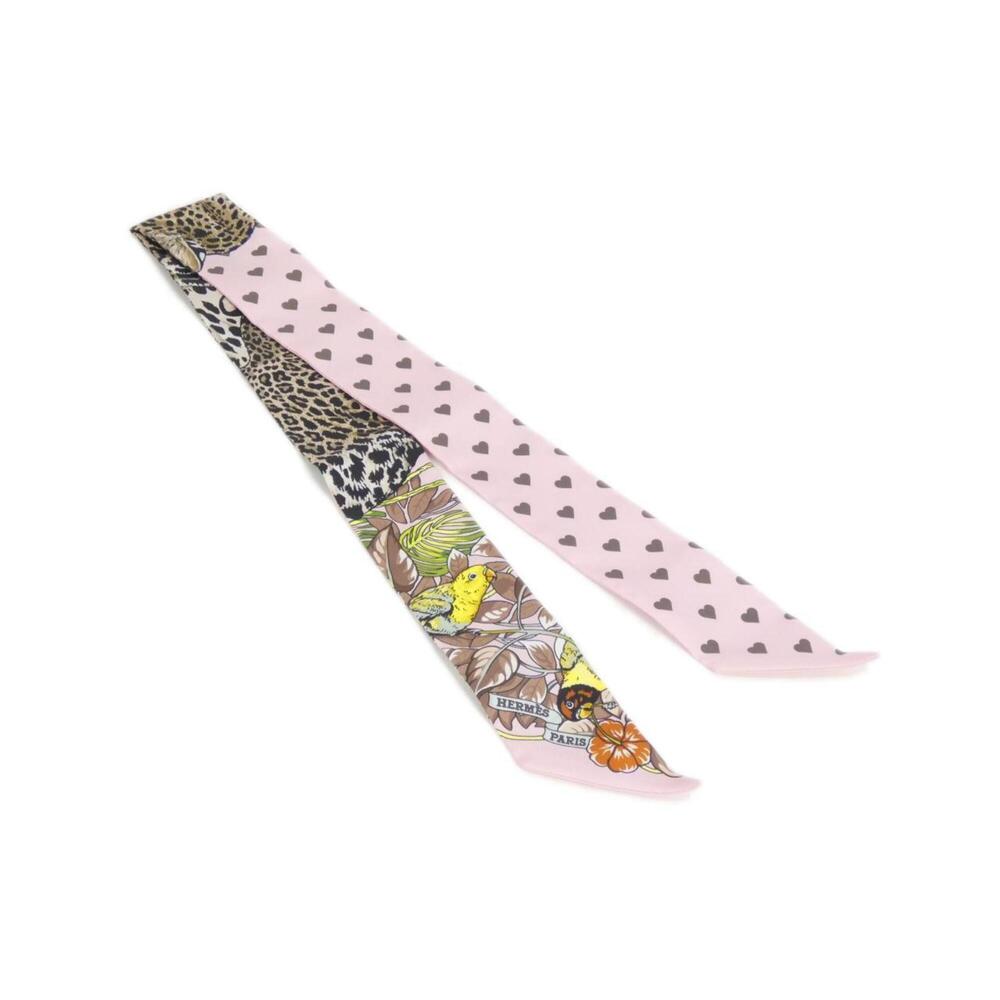 Hermes JUNGLE LOVE Twilly 063513S Scarf Muffler